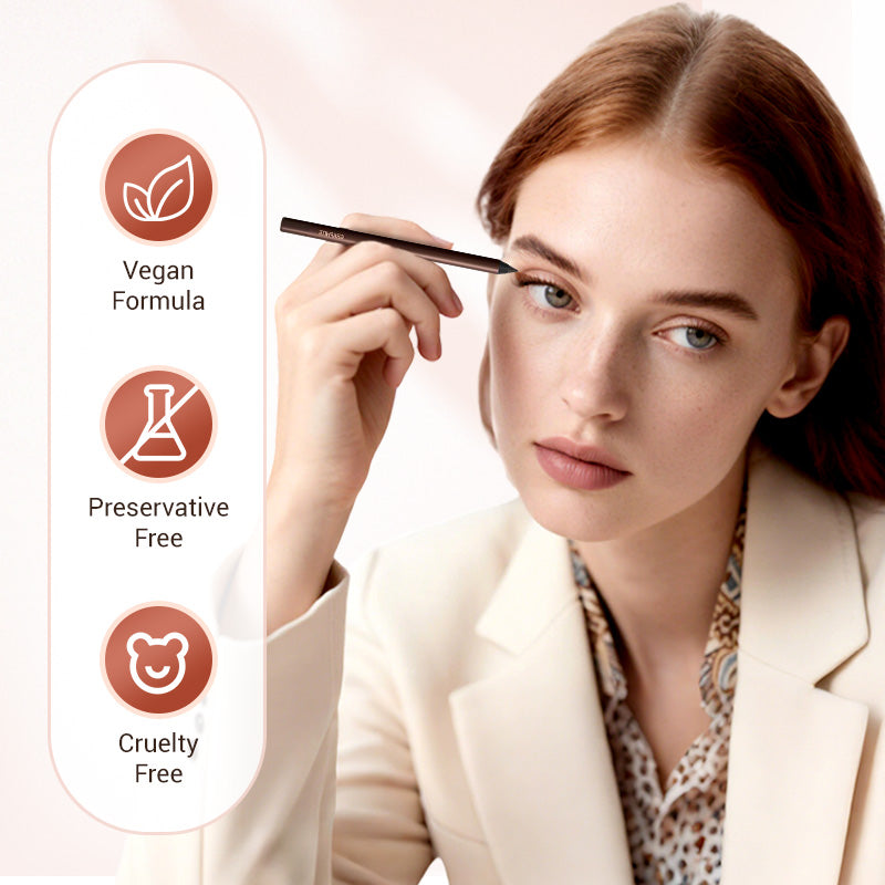 💜LAST DAY - BUY 1 GET 1 FREE-24HR Waterproof Eyeliner Duo Sharpenable Eye Pencil