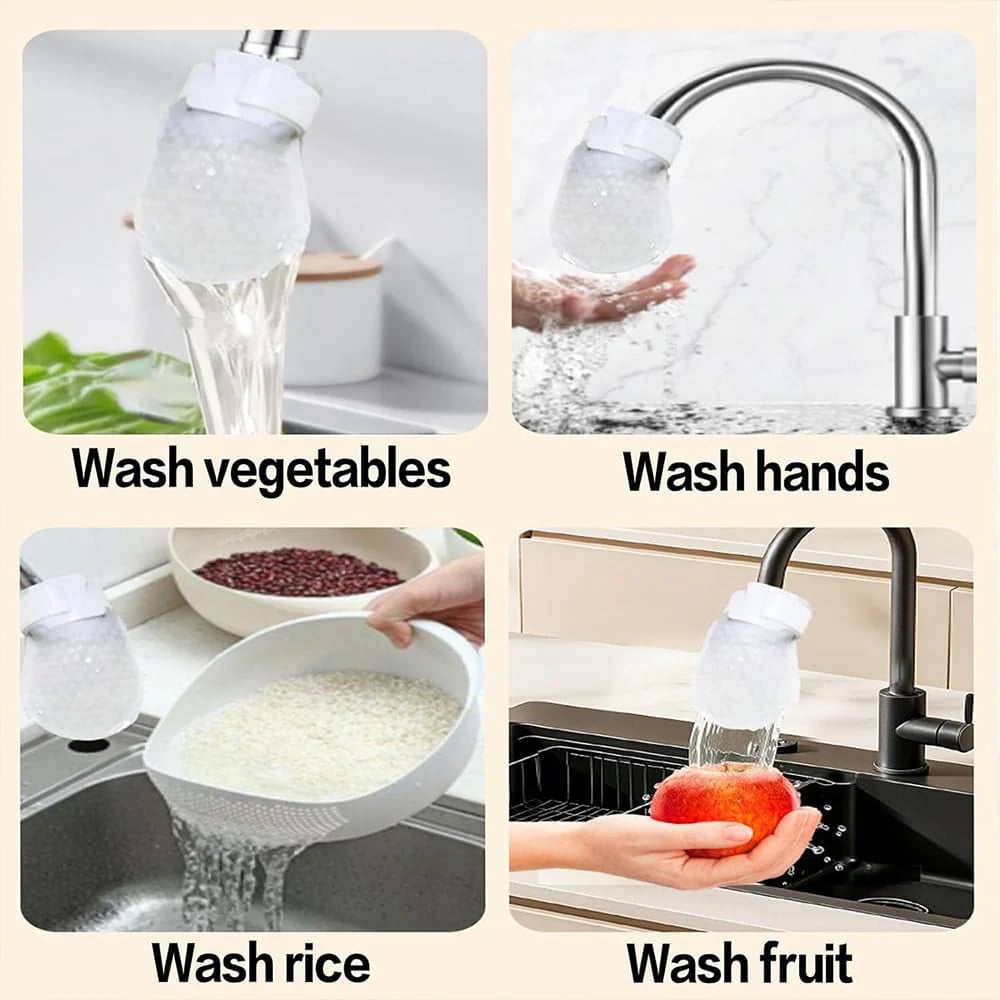 50 cotton filter bags disposable Cotton Faucet Filter Bags with 5 fastening straps💧