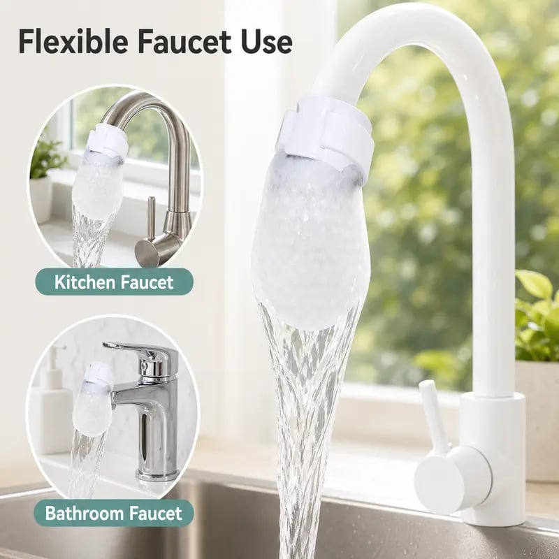 50 cotton filter bags disposable Cotton Faucet Filter Bags with 5 fastening straps💧